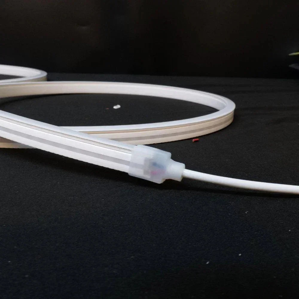 Decking Warm White LED Neon Flex 2700K 24V 6x12mm IP67 Waterproof 5cm Cut 20m | UK LED Lights