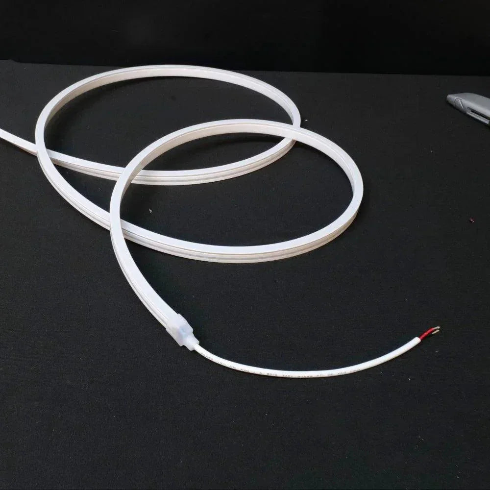 Decking Warm White LED Neon Flex 3000K 24V 6x12mm IP67 Waterproof 5cm Cut 20m | UK LED Lights