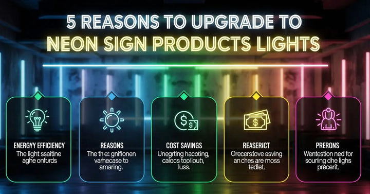 5 Reasons to Upgrade to Neon Sign Products