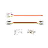 10mm 3-Pin Connectors Kit for RGB IC SPI COB LED Strip Light IP20