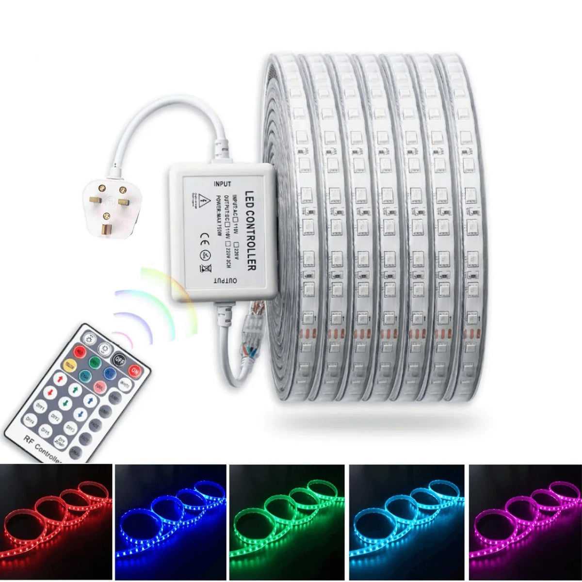 3m LED Strip Lights - Perfect Length for Home & Business UK – UK LED Lights