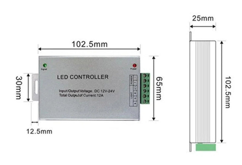 12 Volt Led Controller LED Controllers | RGB & Single Color | 12V-240V | WiFi & Bluetooth – UK ...