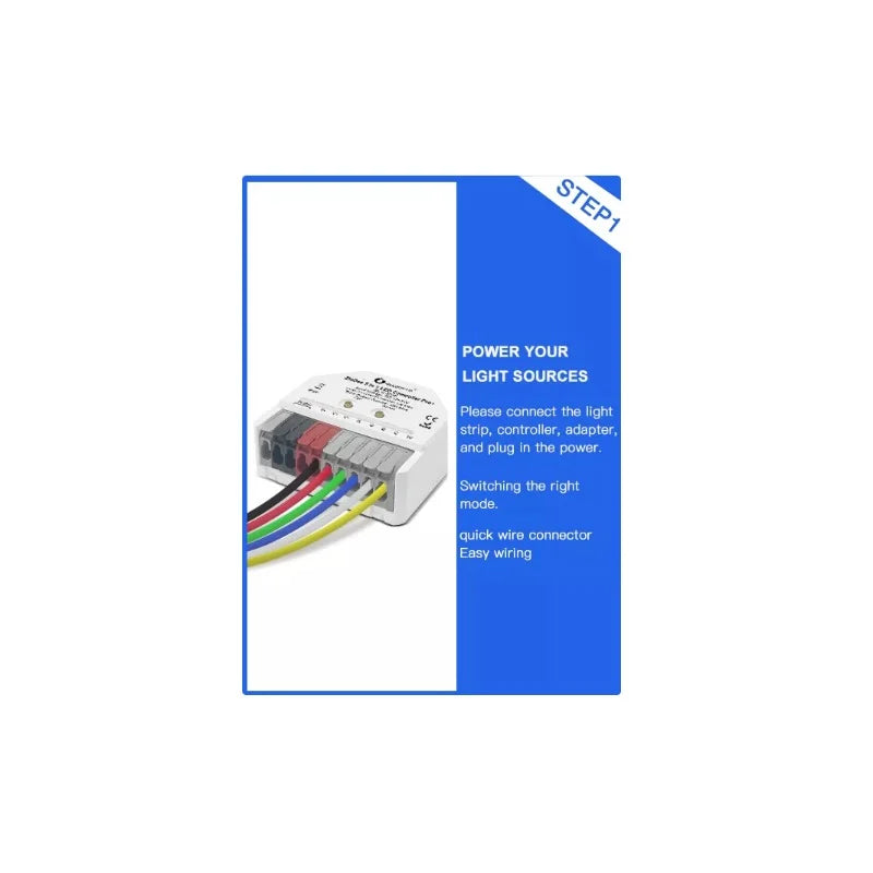 GLEDOPTO ZigBee Pro+ Ultra Mini Wi-Fi 5 in 1 LED Smart Controller GL-C-301P