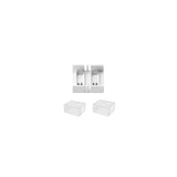 12mm 4-Pin DC Connectors for RGB COB LED Strip Light IP68