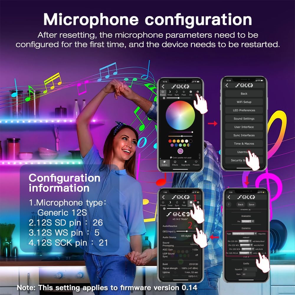 GLEDOPTO ESP32 Mini WLED Pixel Controller DIY Music GL-C-310WL