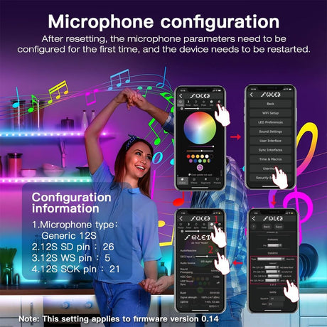 GLEDOPTO ESP32 Mini WLED Pixel Controller DIY Music GL-C-310WL