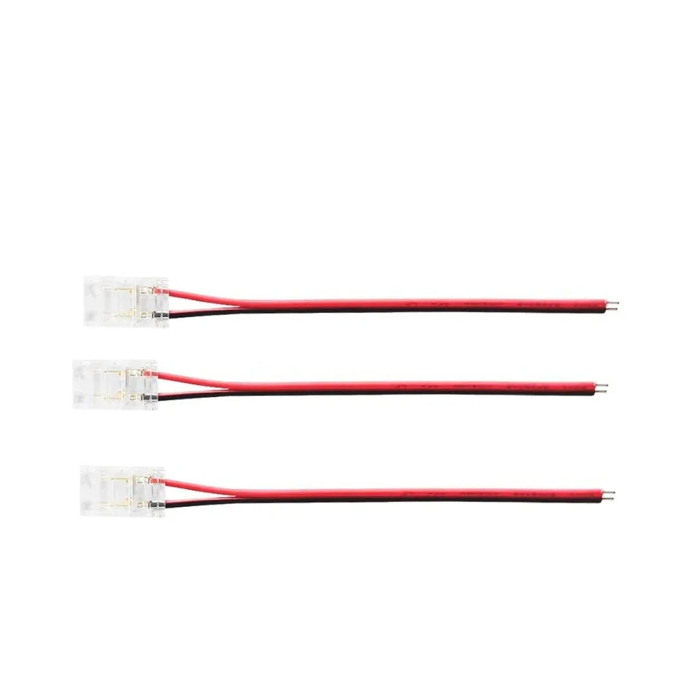 8mm 2-Pin DC Connectors for Single COB LED Strip Light IP20