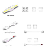 8mm 2-Pin DC IP67 Connectors for Single COB LED Strip Light