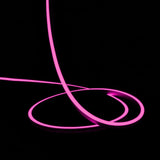 Pink Neon Flex 24V 8x16mm 120LEDs/m IP65 Waterproof 5cm Cut