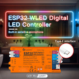 GLEDOPTO ESP32 WLED Digital Pixel LED Controller With Mic/UART WIFI GL-C-016WL-D
