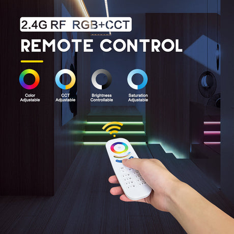 GLEDOPTO 8 Group RGB+CCT Remote Control GL-RC-009