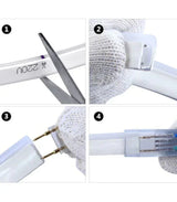 Cool White LED Neon Flex 220V 240V 8x16mm 120LEDs/m IP67 Waterproof with UK Plug - ATOM LED