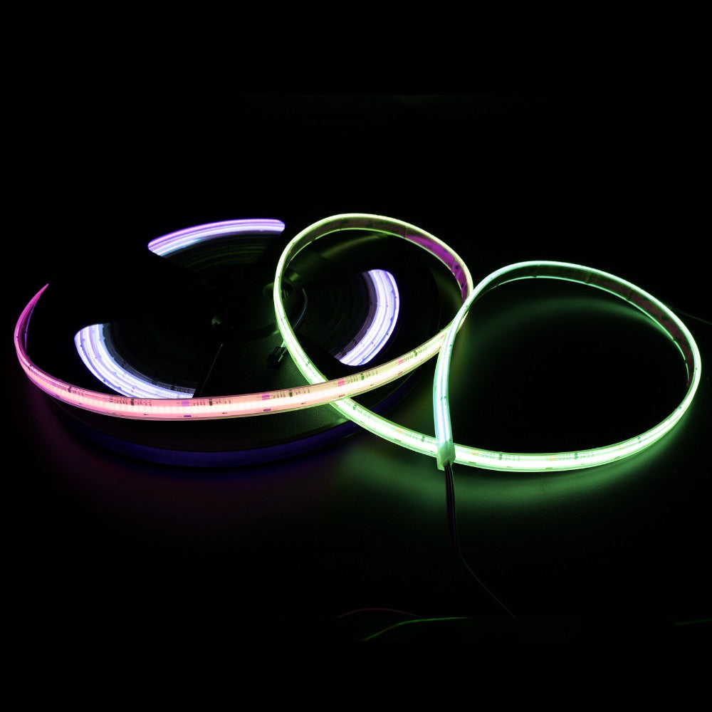 Digital Pixel COB RGBW (Warm White 3000K) LED Strip 24V SPI IP68 Waterproof 784 LEDs/m WS2811