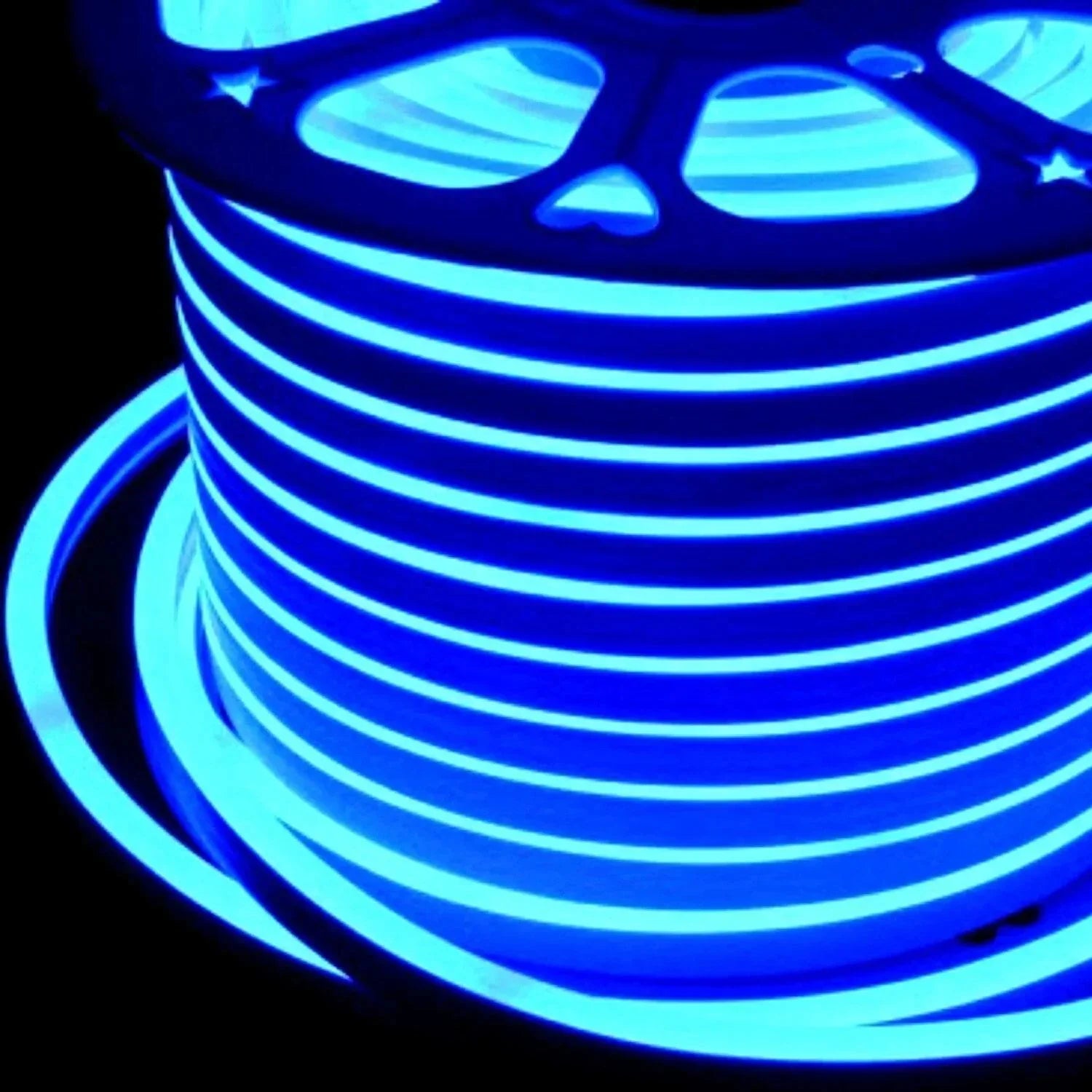 Blue LED Neon Flex 220V 240V 8x16mm 120LEDs IP65 Waterproof – UK