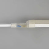 Warm White LED Neon Flex 16x16mm D Shape Vertical Bending 120LEDs/m 220V 240V IP67 Waterproof with UK Plug - ATOM LED