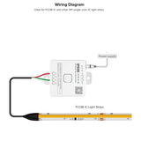 SP636E DC5-24V Addressable LED Strip Dimmer Bluetooth Music Control