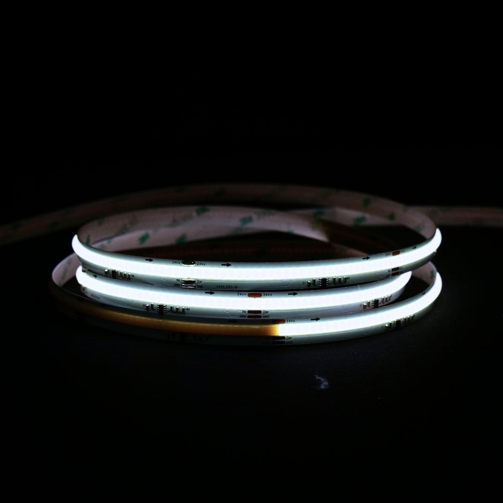 Digital Pixel SPI 2811 COB Strip Cool White 6000K 24V IP20 waterflow led strip