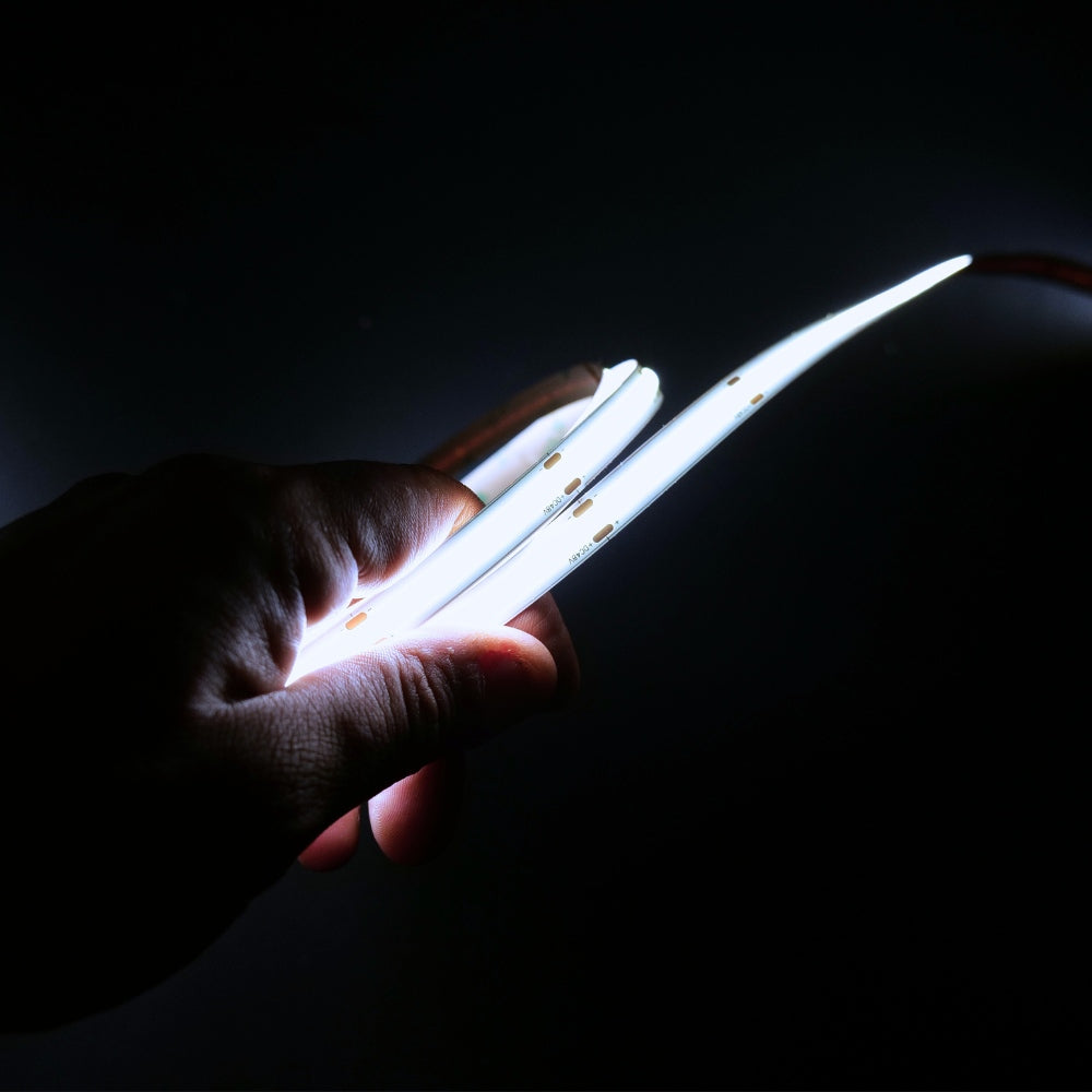Cool White 6000K COB LED Strip 24V 480LEDs/m IP20 20m Run