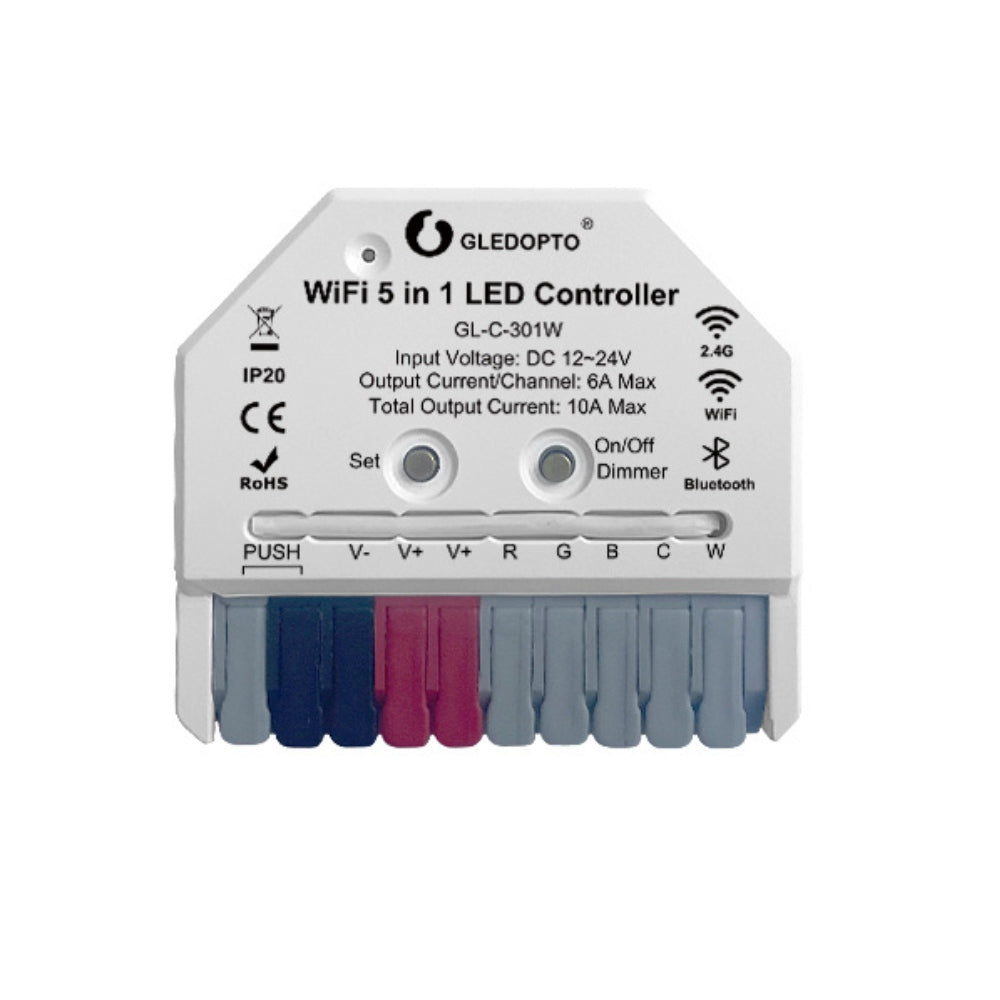 GLEDOPTO Ultra Mini WiFi 5 in 1 LED Controller GL-C-301W)