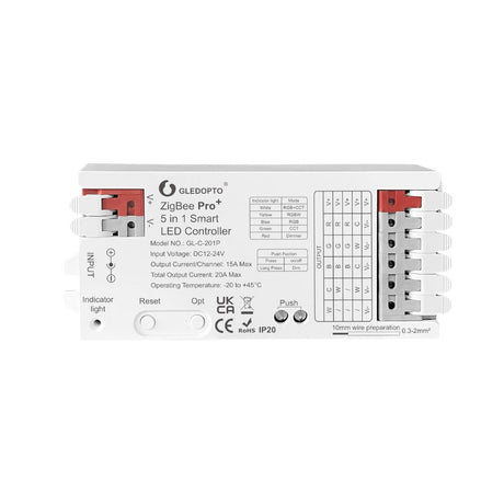 GLEDOPTO ZigBee Pro Plus 5 in 1 Series Controllers for LED Light Strips Smart Home GL-C-201P