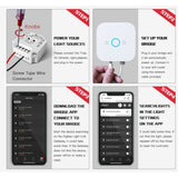 GLEDOPTO Zigbee Relay Switch AC Switch Dimmer Control Box 12V-48VDC or AC 230V GL-C-310P
