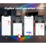 GLEDOPTO Zigbee Tuya SPI Pixel Controller RGBCCT RGBW RGB WiFi LED Controller Music Sync Work with Smart Life Google Alexa Yandex GL-SPI-206P