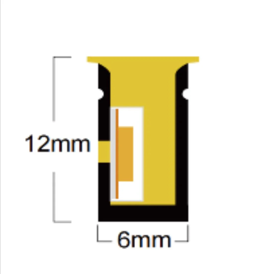 Extra Long MaxiFlex LED Neon Flex 48V 6x12mm IP67 Waterproof 40m for Decking Driveway Patio | UK LED Lights