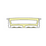LED Strip Silicone Neon Flex Profile Cover Body Flexible Bendable 50x15mm