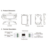 LTECH DMX-SPI-203 DC5-24V DMX512 SPI 1024 Digital Pixels IC Decoder Controller