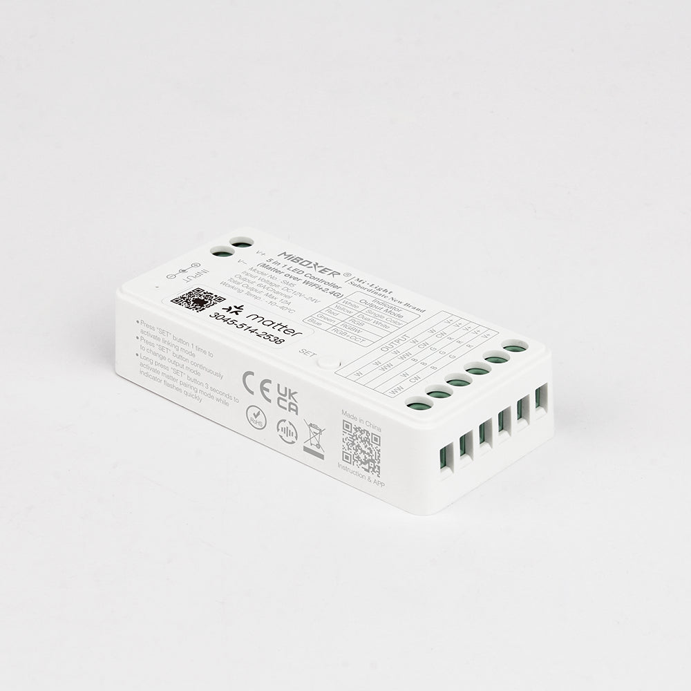 MiBoxer SM5 LED controller - angled product view