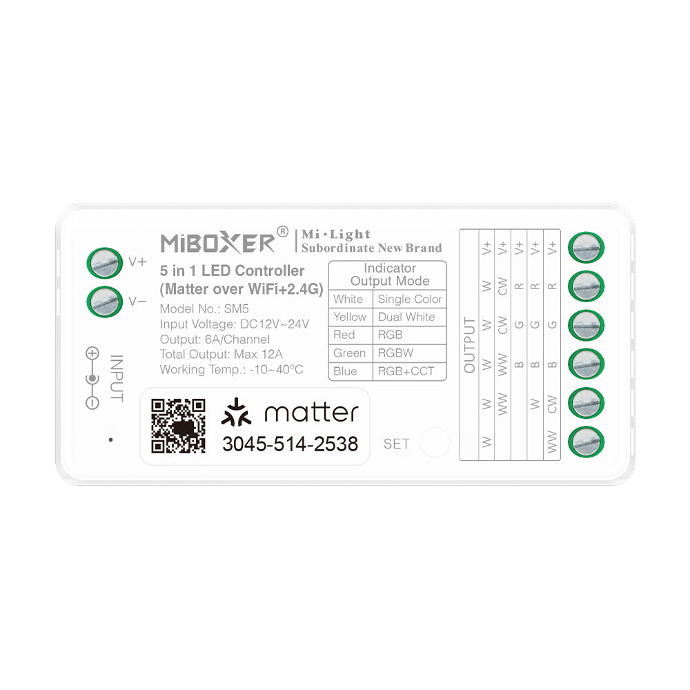 MiBoxer SM5 LED controller - product front view