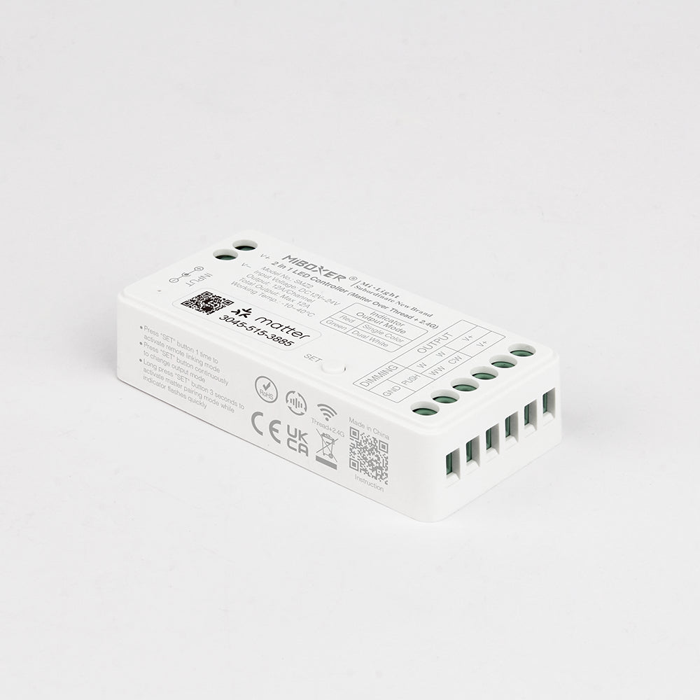MiBoxer SMZ2 LED controller - angled product view