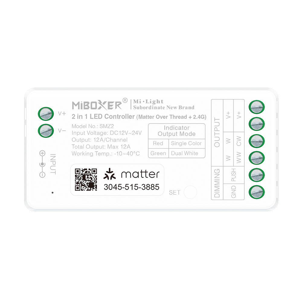 MiBoxer SMZ2 LED controller - product front view