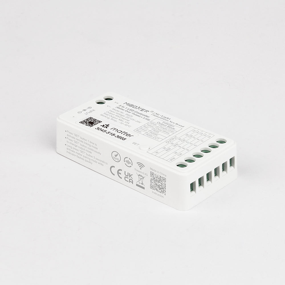 MiBoxer SMZ5 LED controller - angled product view