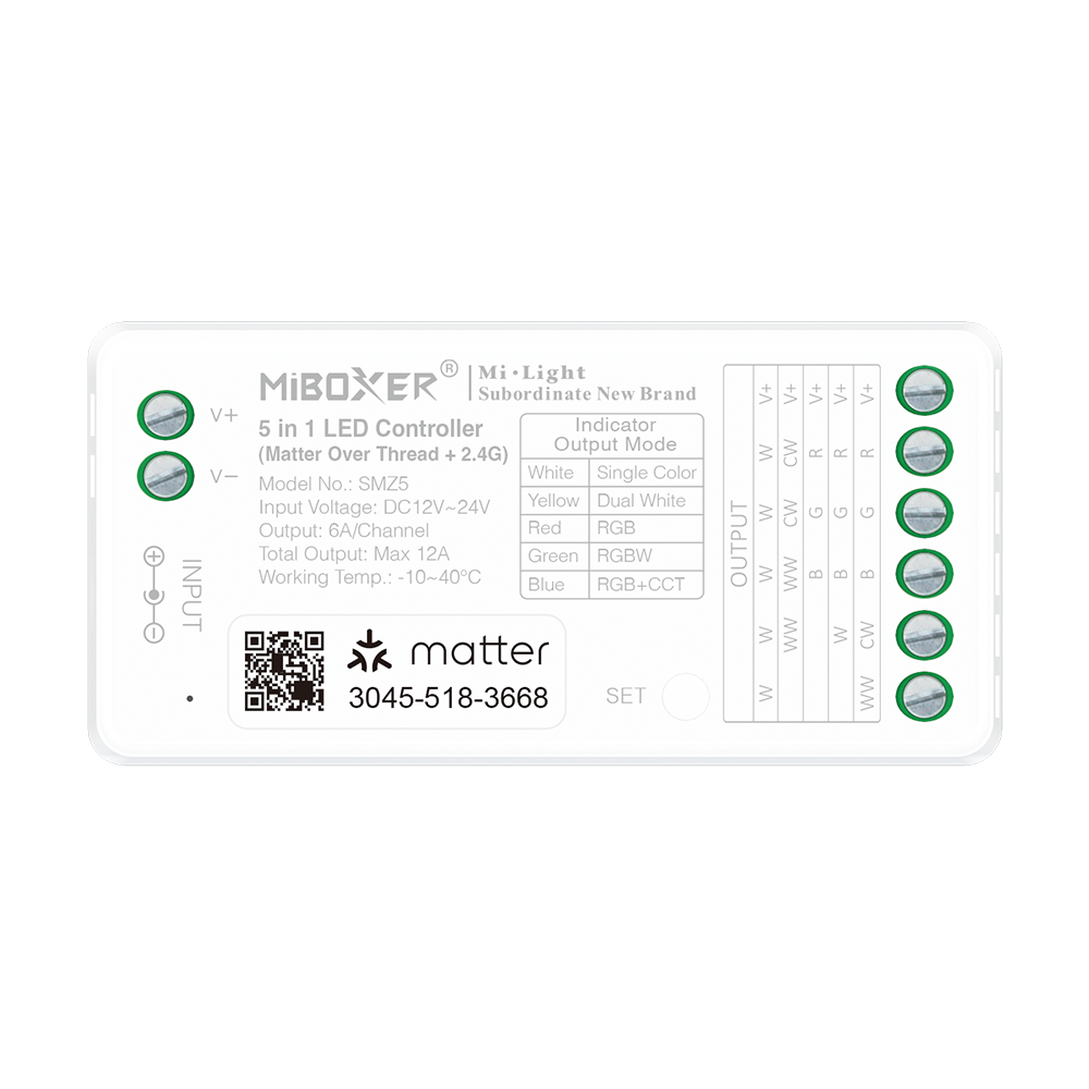MiBoxer SMZ5 LED controller - product front view