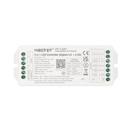 Miboxer 5 in 1 LED Controller (Zigbee 3.0 + 2.4G) Output Max 20A PZ5
