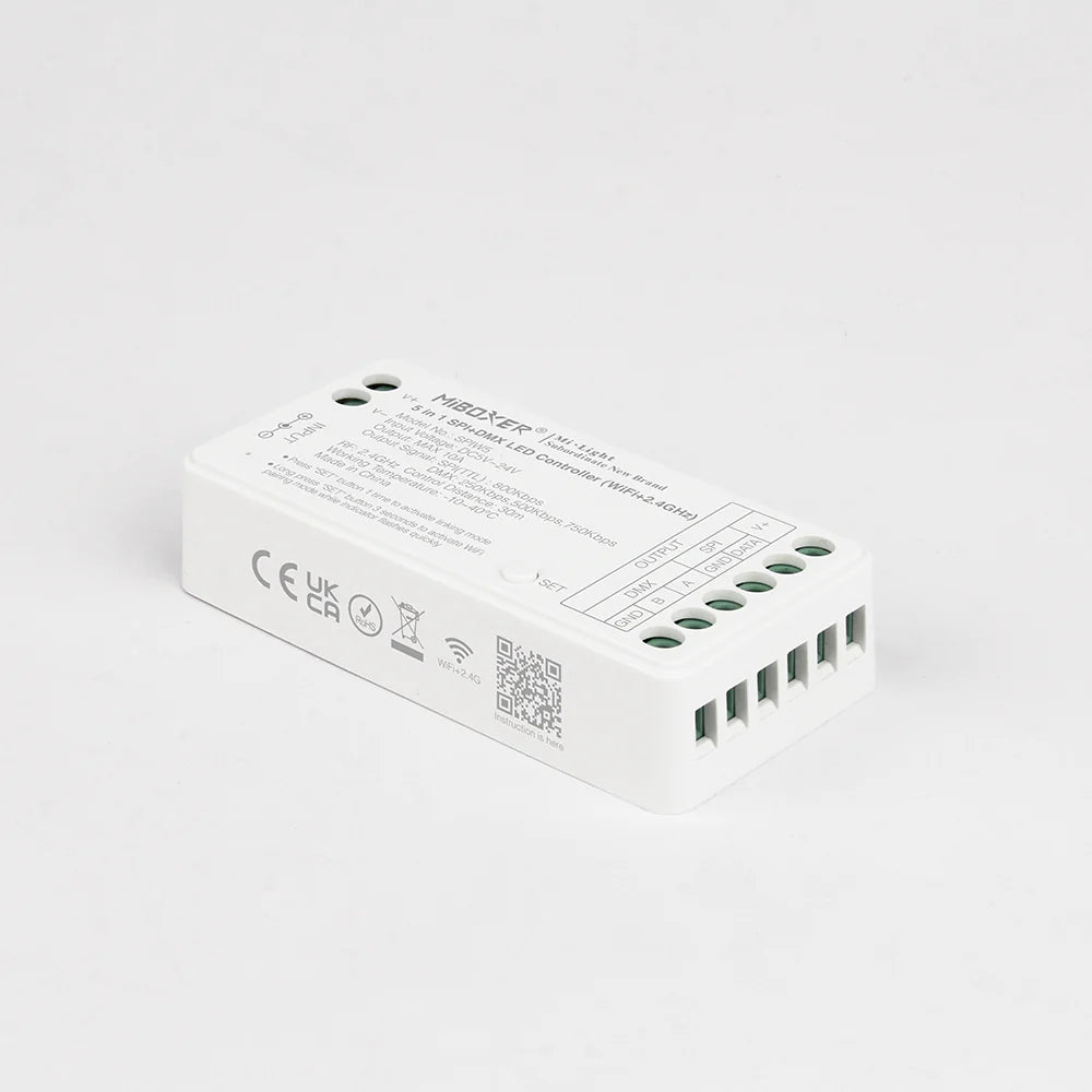 Miboxer 5 in 1 SPI+DMX LED Controller (WiFi+2.4G) SPIW5