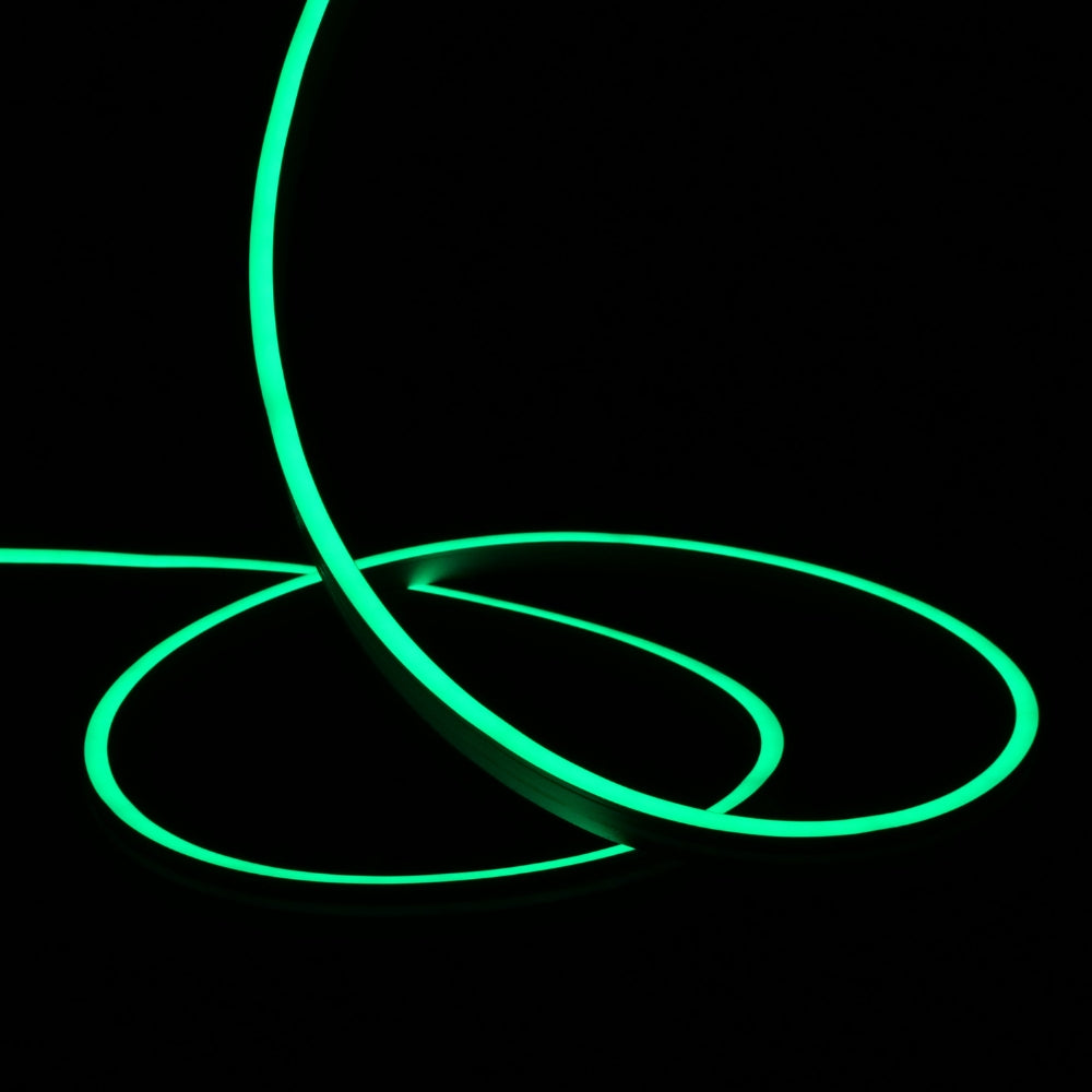 Mini Green Neon Flex 6000K 24V 6x12mm IP65 Waterproof 15m