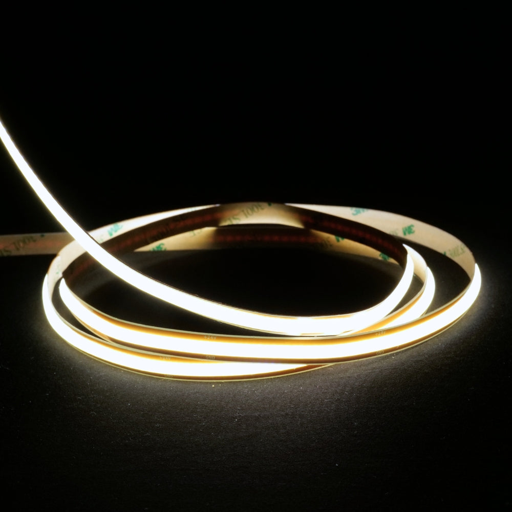 Natural White 4000K COB LED Strip 24V 480LEDs/m IP20 Cut Anywhere