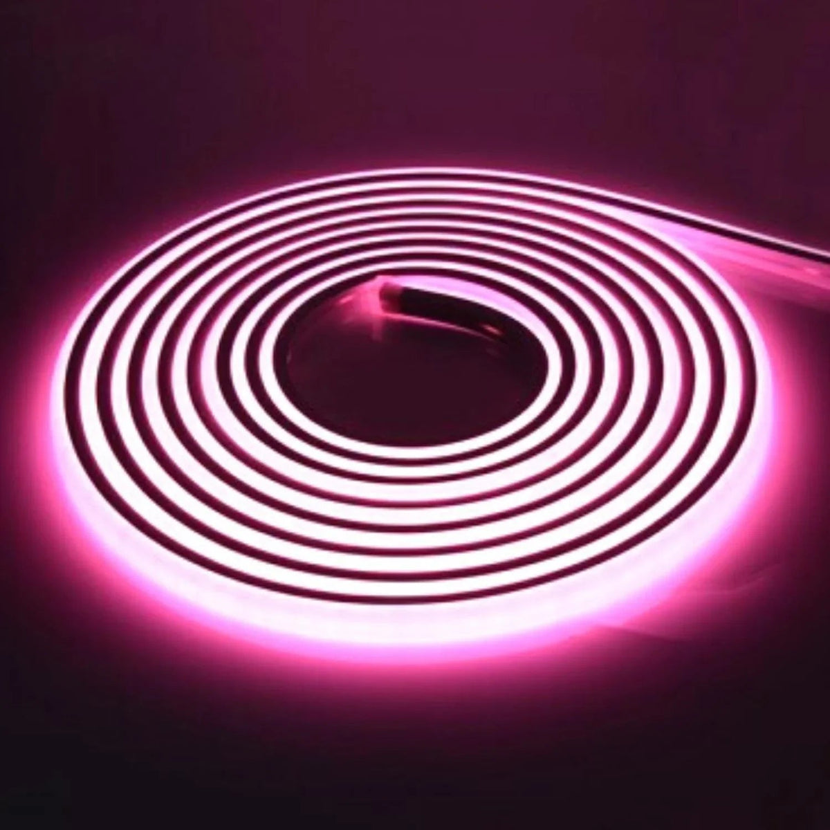 COB LED Strip Light Pink Neon Flex 220V 240V 288 LEDs/m IP65 with UK P ...