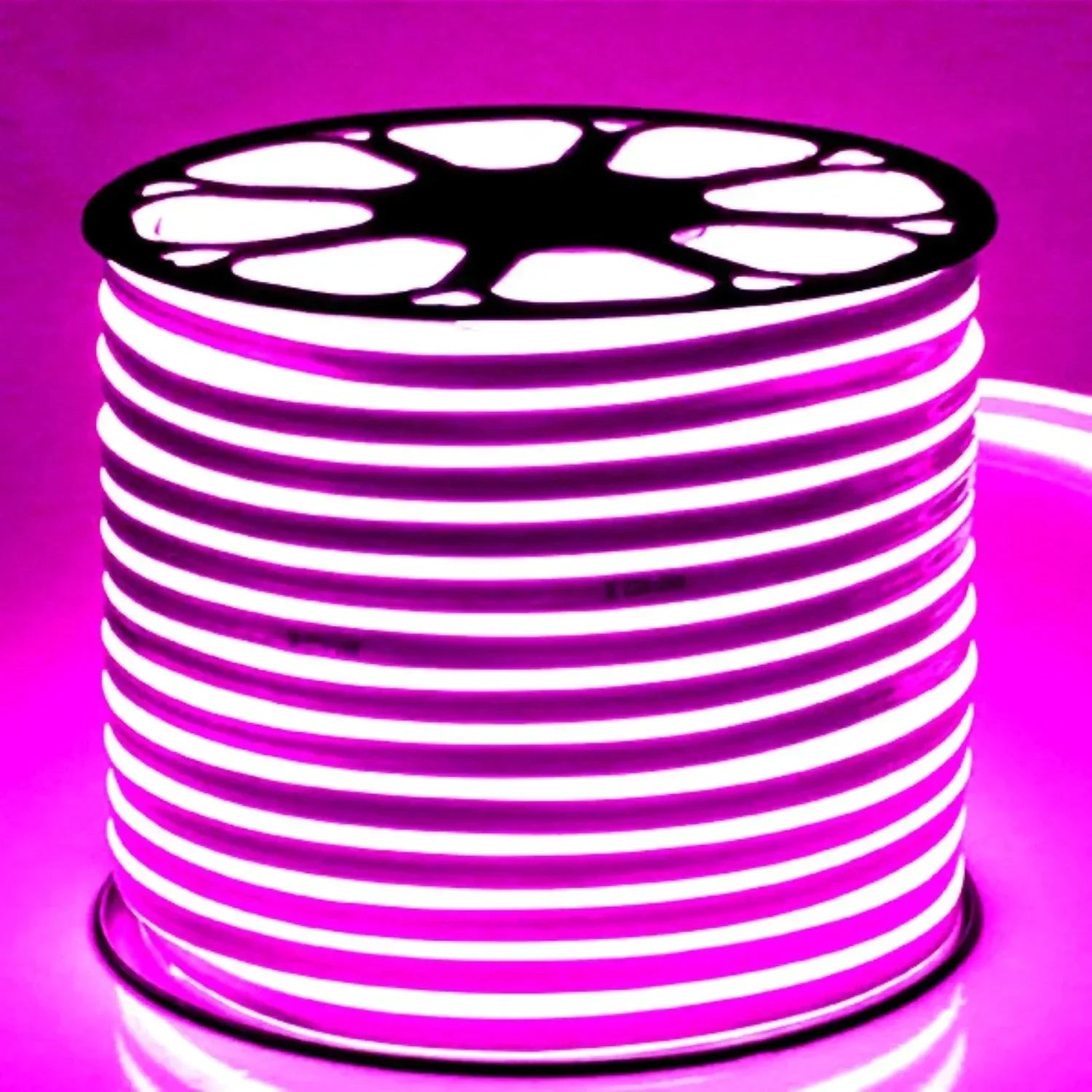Roma Pink LEDセット Pink LED Neon Flex 220V 240V 8x16mm 120LEDs/m IP65 Waterproof