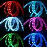 RGB LED Strip 220V 240V 120 LEDs/m IP67 Waterproof WIFI App Control Work With Google & Alexa - ATOM LED