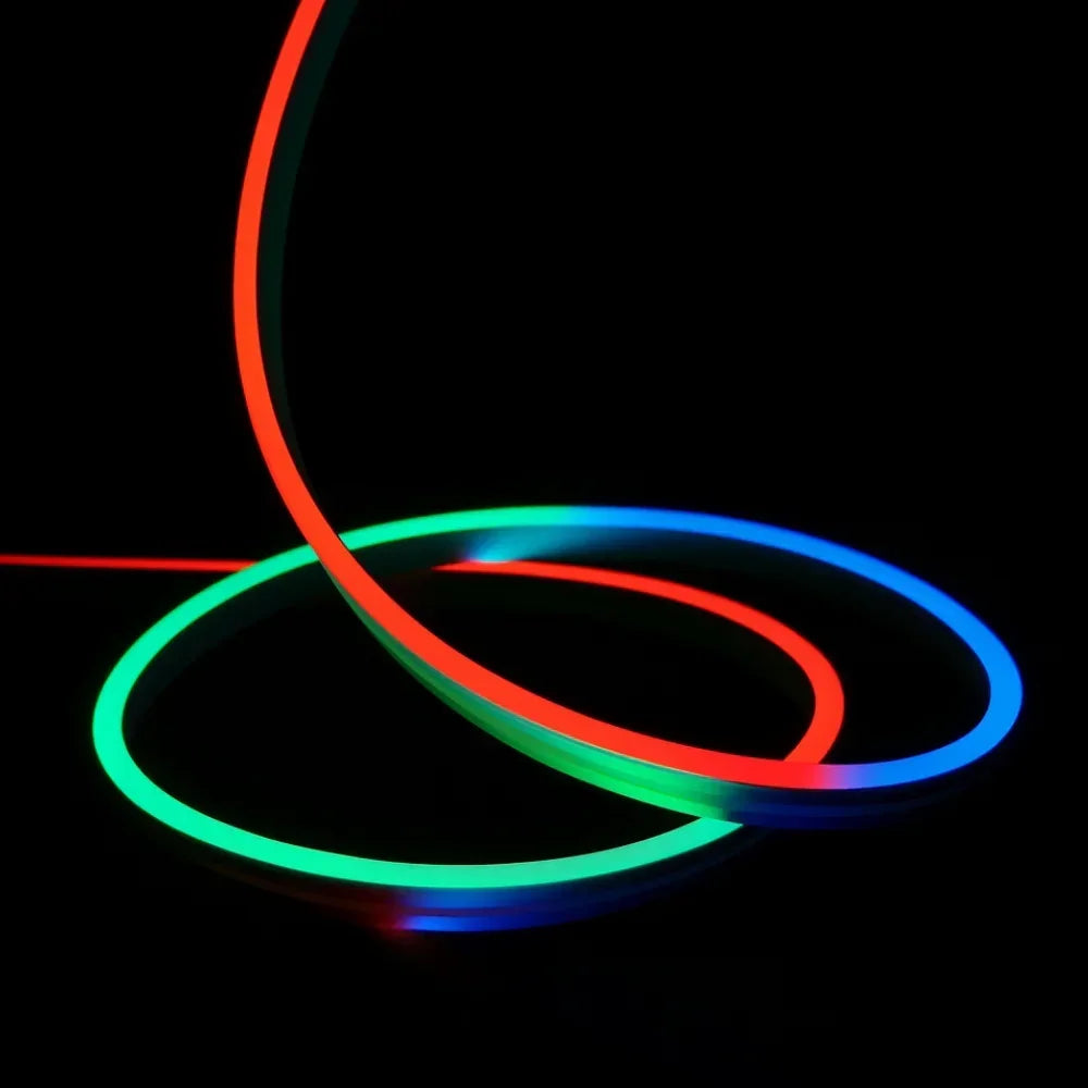 Ultra Long RGB Neon Flex 24V 10x20mm 48V IP67 Waterproof 30m Run