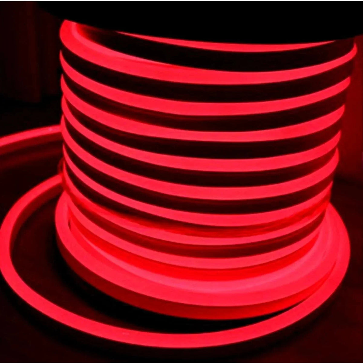 Red LED Neon Flex 220V 240V 8x16mm 120LEDs/m IP65 Waterproof – UK LED ...