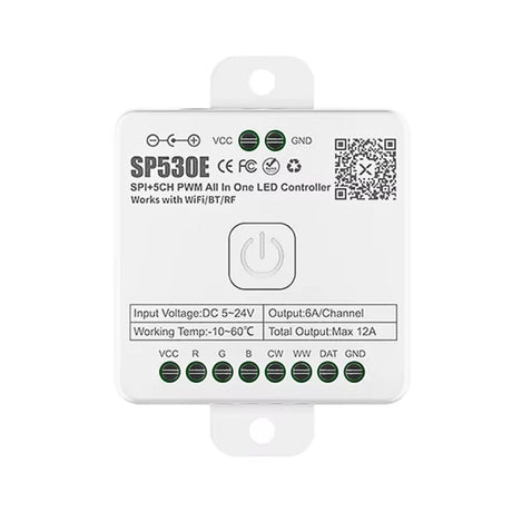 SP530E All in One DC5-24V WiFi and Bluetooth Controller