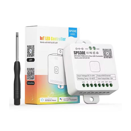 SP530E All in One DC5-24V WiFi and Bluetooth Controller