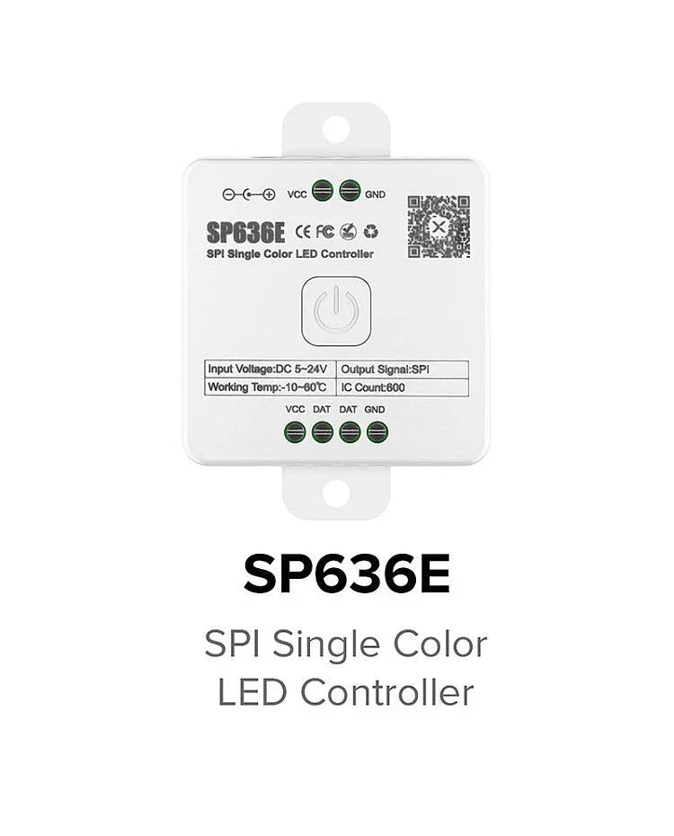 Remote for SP636E DC5-24V Addressable LED Strip Controller RB1