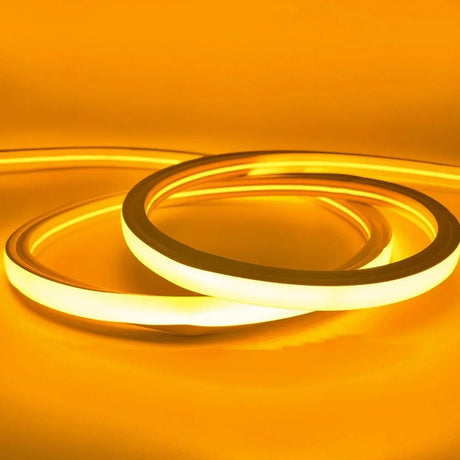Yellow LED Neon Flex 220V 240V Top Bending 20cm Cutting IP65 with UK Plug - ATOM LED