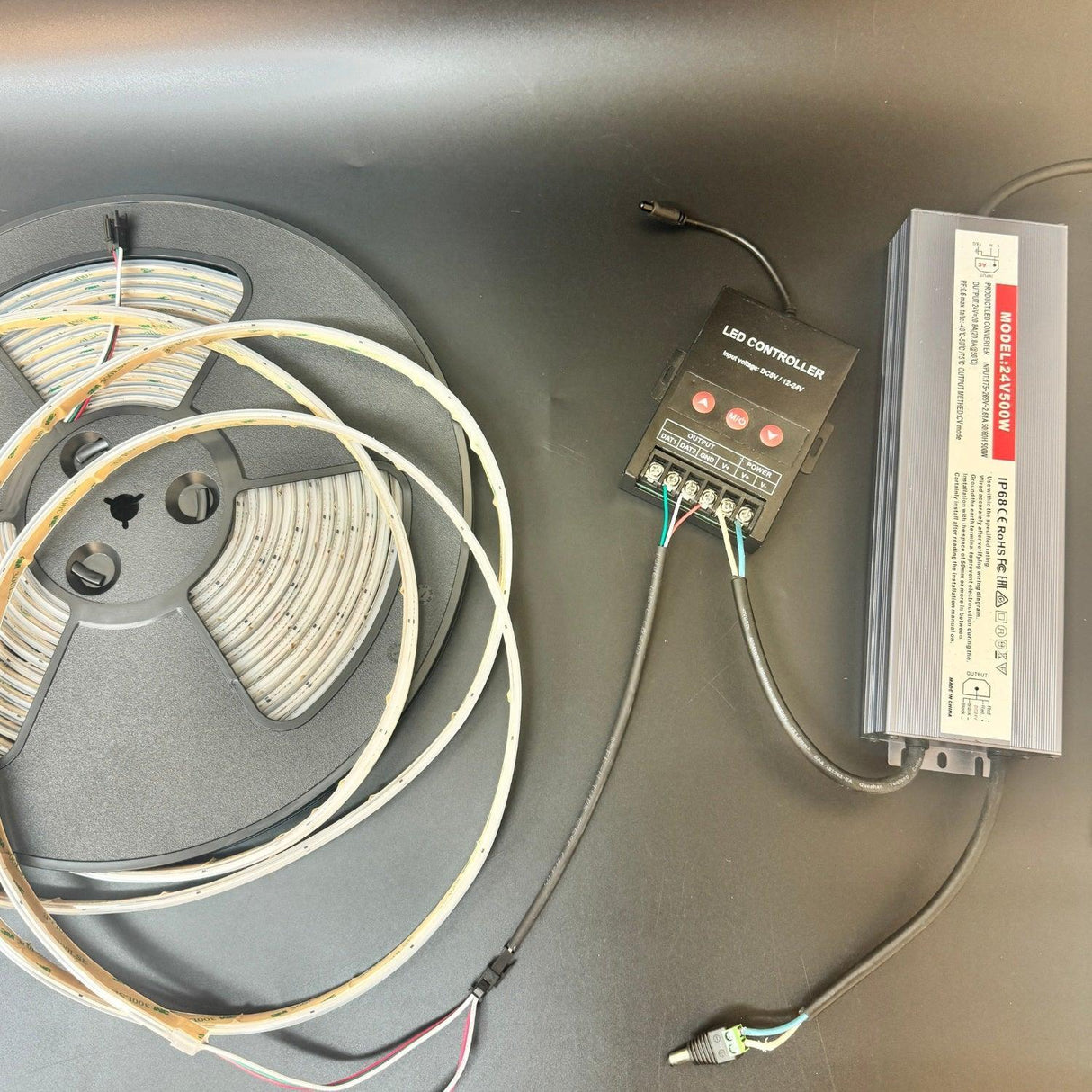 Digital Pixel COB RGBW (Warm White 3000K) LED Strip 24V SPI IP68 Waterproof 784 LEDs/m WS2811