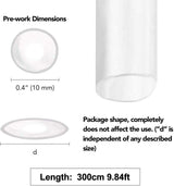 Adhesive Clear Heat Shrink Sleeving - 2:1 Weatherproof Heatshrink Tubing 16-25mm 1 Metre - UK LED Lights